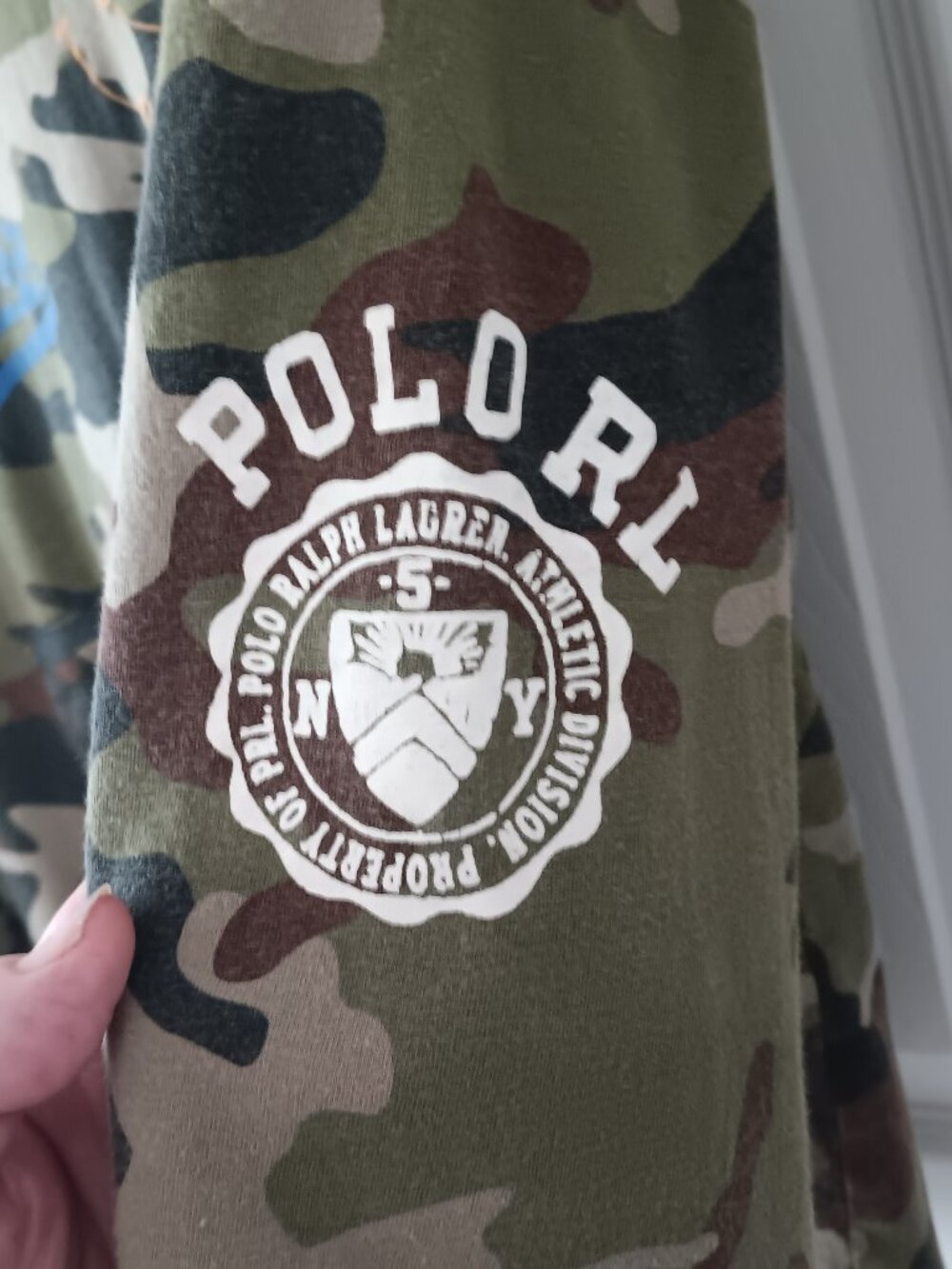 Polo Ralph Lauren Boys Camouflage Varsity Football Playbook Long Sleeve - L - Picture 7 of 7